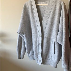 Vintage Terry Cloth Cardigan